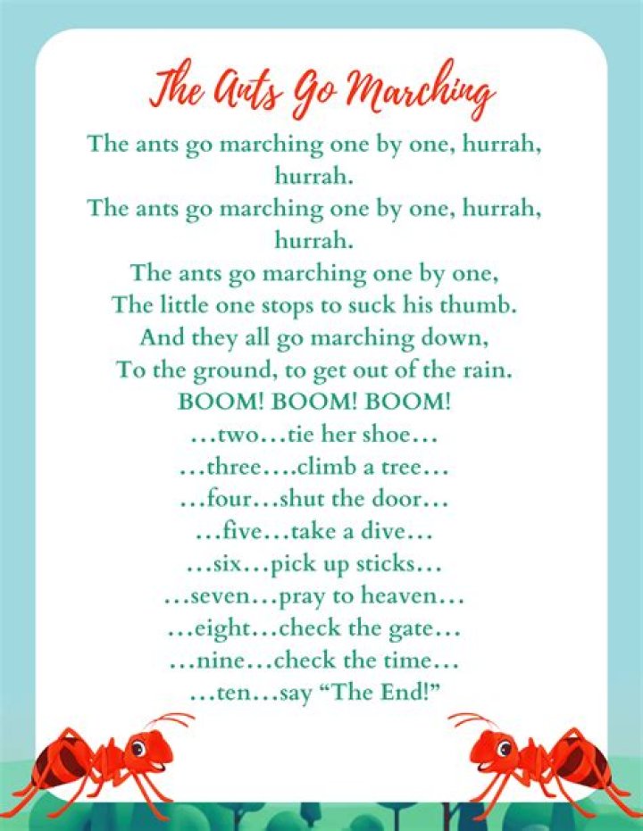 A Comprehensive Guide to "The Ants Go Marching" Lyrics: History, Meaning, and Fun Activities